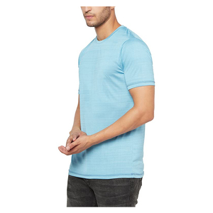Vente en gros de chemise de course à manches courtes avec logo personnalisé gym nouveau design fitness à séchage rapide pour hommes chemises les plus vendues - Product Image 3