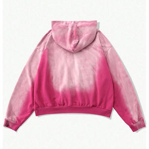 Sweat-shirts décontractés pour hommes de style vintage délavé à l'acide, service personnalisé OEM/ODM, sweat-shirts à capuche en coton doux surdimensionnés - Product Image 2