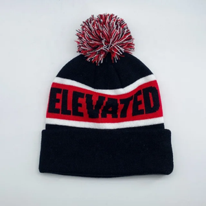 Gorro de punto personalizado de fábrica con pompón, gorro con puños de invierno, gorro de regalo para fanáticos del deporte, gorro para hombres y mujeres hecho a mano - Product Image 5