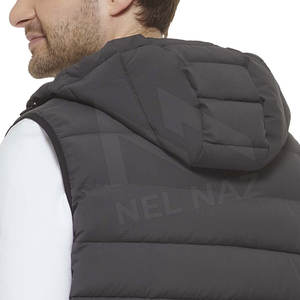 Chaqueta Acolchada sin Mangas para Hombre, de Lona de Alta Calidad, Impermeable, Ecológica, con Cierre, Transpirable y Ligera - Product Image 4