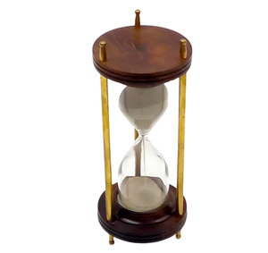 Limites durée compteur Instrument blanc sable verre horloge décorative cadeaux personnalisé 10 mins 30 Mins sablier et sablier - Product Image 3