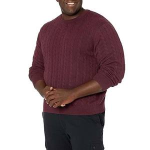 Chandails en tricot de laine de qualité supérieure pour hommes pulls respirants anti-rétrécissement prix de gros bon marché - Product Image 1