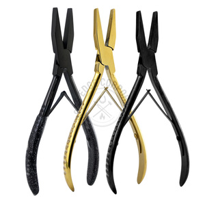 Nuevas Pinzas de Acero Inoxidable para Extensiones de Cabello, Herramientas para Anillos Micro y Nano, Pinzas de Crimpado con Dientes Planos - Product Image 5