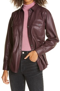 Chaqueta de cuero para mujer, abrigo cálido, elegante, para invierno - Product Image 3