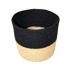 Maceta de yute biodegradable multifuncional cosida para vivero, cesta para decoración del hogar, maceta de flores de Bangladesh para uso doméstico - Product Image 1