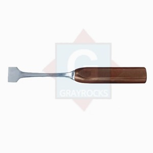 Instruments orthopédiques Ciseau à os Lexer droit avec manche en fibre Instruments à os en acier inoxydable de 25cm - Product Image 3