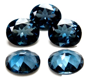 Hermosos precios al por mayor de alta calidad, Topacio Azul de forma ovalada, precio al por mayor, corte facetado, piedras preciosas sueltas, OEM a granel - Product Image 2