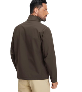 Veste bomber doublée en sherpa pour homme, veste softshell - Product Image 4