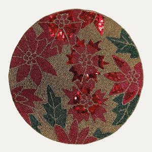 Tapis de table en perles de verre crème et rectangulaire fait à la main Plaque de présentation décorative de haute qualité pour les mariages - Product Image 3