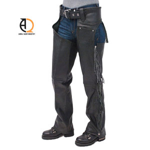 Chaps en cuir véritable pour hommes, style western, personnalisables, vente en gros - Product Image 1