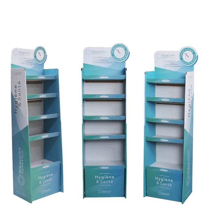 Custom Foldable Rotating Corrugated Cardboard PVC