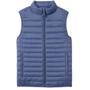 Vente en gros Veste matelassée avec logo personnalisé Veste d'hiver respirante de haute qualité imprimée OEM Veste matelassée sans manches avec poches 2026 - Product Image 1
