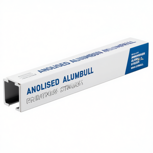 Riel de Aluminio Anodizado EV1 de 140 mm, Longitud del Rodamiento de 2100 mm, Rieles y Accesorios para Cortinas de Techo HELM - Product Image 3