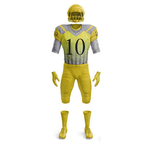 Tenue d'équipe de football américain de conception haut de gamme 2024, respirante, antibactérienne, séchage rapide, haute qualité, prix bas, couleurs personnalisées - Product Image 2