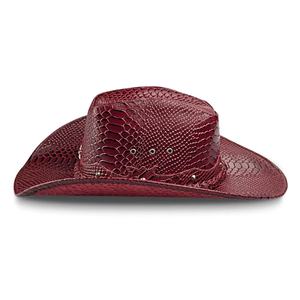 Sombrero Vaquero de Cuero Marrón con Banda Única, Unisex, para Actividades al Aire Libre, Viajes, Hecho a Medida, Venta al Por Mayor - Product Image 2