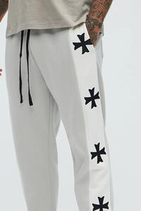 Baggy pour hommes de taille plus décontracté coupe ample personnalisé sérigraphie pantalons de survêtement et pantalons de survêtement - Product Image 6