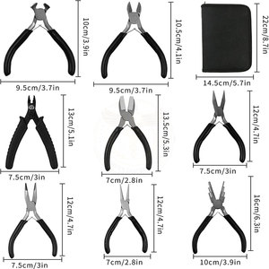 Wholesale Rate Stainless Steel Jewelry Making Mini Hand <b>Plier</b> <b>Set</b> Small Tools for Beading Jewelry Work and Repair Use - Product Image 3