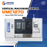 Centre d'usinage vertical CNC VMC1270 économique, garantie de 18 mois et assistance sur site pour la production en série en atelier