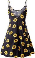 Robes de soirée/du soir pour femmes de haute qualité, coupe trapèze, longueur cheville, doublées, sans manches, col en V, boutonnées, en mousseline, imprimé floral