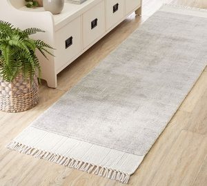 Tapis Eray moderne, rembourré, antidérapant, écologique, tissé à la main, avec un dos en latex - Product Image 5
