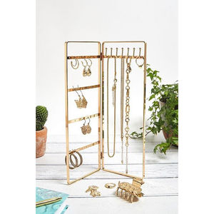 Porte-bijoux d'inspiration Art Deco de qualité supérieure Doublures élégantes pour affichage glamour vintage Prix de gros - Product Image 1