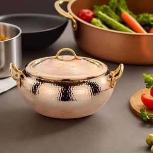 ชุดจานทานอาหารทำจากทองแดงบริสุทธิ์เรียบง่ายปลอดภัยสำหรับงานตะวันตกในงานปาร์ตี้ - Product Image 2