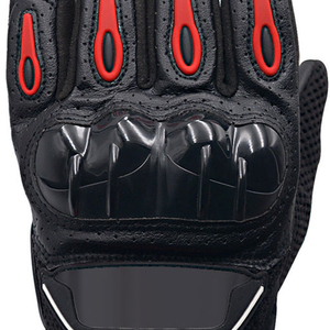 Gants de moto en cuir d'équitation de sport personnalisés de haute qualité pour adultes OEM entretenus avec logo personnalisé pour le cyclisme - Product Image 4