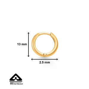 18K <b>Gold</b> Plated Diamond Hoop Drop <b>Earrings</b> for <b>Men</b> Religious Style Party Wedding Gift - Product Image 5