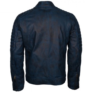 Custom Cowhide Leather <b>Jacket</b> Top Grain Semi Aniline Thick 0.91mm to 1.00mm OEM Manufacturer - Product Image 5