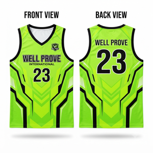Maillot de basketball premium par sublimation, tissu maille respirant 180 GSM, 100 % polyester, sans manches, séchage rapide, pour personnalisation or - Product Image 6