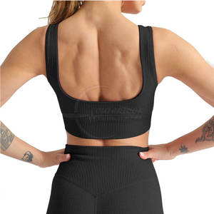 High Waisted <b>Compression</b> <b>Tight</b> Push up Yoga Set Custom Color Available Colorful <b>Women</b> Customized - Product Image 2