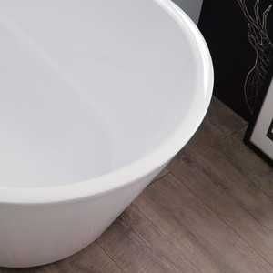 ANITA 180CM Freestanding <b>White</b> <b>Acrylic</b> Bath Premium Tubs Product - Product Image 5
