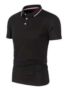 Men Plus Size <b>Black</b> Top Quality Low Moq Cheap Price Comfortable Fabric Unique Design Cotton Breathable Men Polo <b>T</b> <b>Shirt</b> for Men - Product Image 5