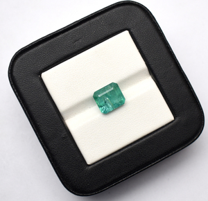 3,05 CTS, Esmeralda natural, esmeralda de Zambia, 9X8mm, corte esmeralda, suministro de piedras preciosas, anillo de Esmeralda, Octágono de Esmeralda - Product Image 2