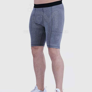 Pantalones cortos de compresión transpirables de alta calidad estilo casual hechos en Pakistán para gimnasio Fitness - Product Image 2