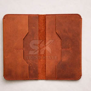Carteras Bifold Largas de Cuero para Hombre, Fabricadas en Pakistán, de un Solo Color, las Más Vendidas, Tarjetero para Adultos - Product Image 3