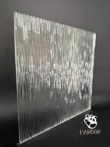 Tấm kính cường lực an toàn 4mm-10mm với hoa văn có rãnh cho trang trí công nghiệp Vách ngăn phòng tắm và cửa ra vào - Product Image 3