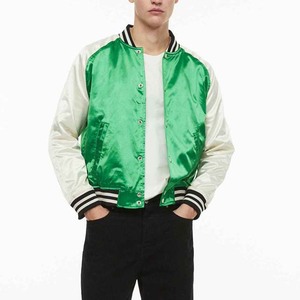 Chaqueta de Satén para Hombre Más Vendida, Chaqueta Ligera de Alta Calidad para Hombre, Cuello Alto, Prenda Exterior Popular, Resistente a las Manchas - Product Image 2