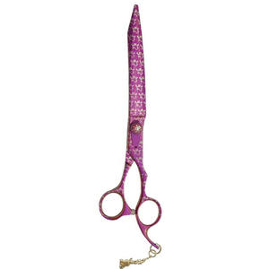 Ciseaux fantaisie pour salon de coiffure, en acier inoxydable, revêtement papier, ciseaux de coupe de cheveux pour barbier avec silencieux - Product Image 6