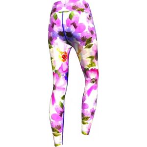<b>Women's</b> Yoga Leggings-Spandex/Polyester Material Solid <b>Pattern</b> Drawstring Closure High Waist Seamless & Breathable - Product Image 3