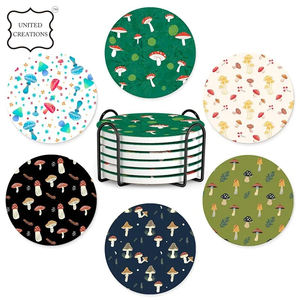 Round Shape Wholesale Absorbent Rubber <b>Coasters</b> for Drinks Beer Coffee Cup <b>Coasters</b> - Product Image 4