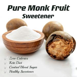 Özelleştirilmiş şartname doğal Luo Han Han özü Mogroside <span class=keywords><strong>80%</strong></span> keşiş meyve özü Mogroside V tozu 25% - Product Image 4