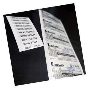 Plaques de numéro de série auto-adhésives étiquettes de code-barres étiquettes d'actifs - Product Image 5