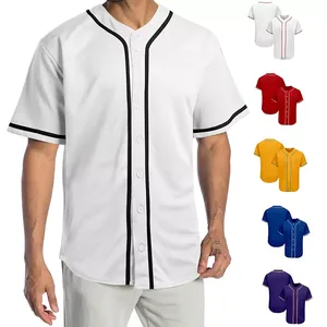 Uniforme de baseball 100% polyester, nouvelle arrivée, haute qualité, sur mesure, vêtements de sport respirants, séchage rapide, 240g, unisexe, adultes - Product Image 3