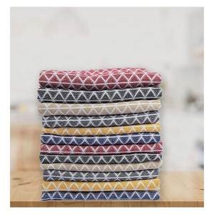Customized Tie Dye Printed Latest Arrivals Cotton Dish Cloth Plaid Dirt Removing Moisture Sucking Eco-friendly <b>Towel</b> Bulk Tea to - Product Image 3