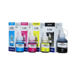 Brother D60 BT5000 Set of 4 Bottle for <b>Ink</b> <b>Refill</b> Kits for T525w T710w T720dw - Product Image 1