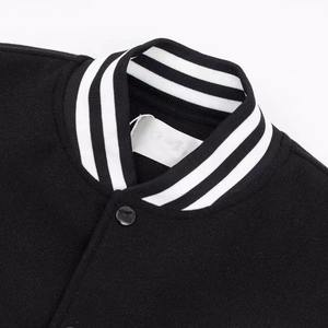 Chaquetas universitarias de satén personalizadas para hombre, soporte de lona de alta calidad, cierre de cremallera, servicios completos de OEM para estilo informal de invierno - Product Image 3