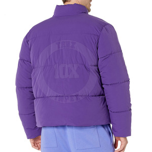 Chaqueta de invierno de burbujas ajustada de fabricación profesional, ropa informal, chaqueta de burbujas gruesa para exteriores para hombres con personalización - Product Image 3