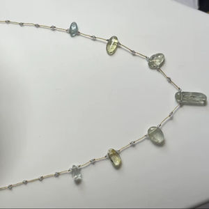 Collar de plata de ley con forma de estrella de ópalo etíope, cadenas de moda Vintage, conjunto perforado para regalo de feliz cumpleaños para mujer - Product Image 1