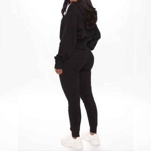 Ultra Cozy Mujeres Oversized Chándal Zip Up Sudadera con capucha y Cargo Joggers Alta calidad Transpirable Soft Fleece Trendy Sporty Set - Product Image 5